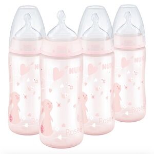 NUK Smooth Flow Anti Colic Baby Bottle Set of 4